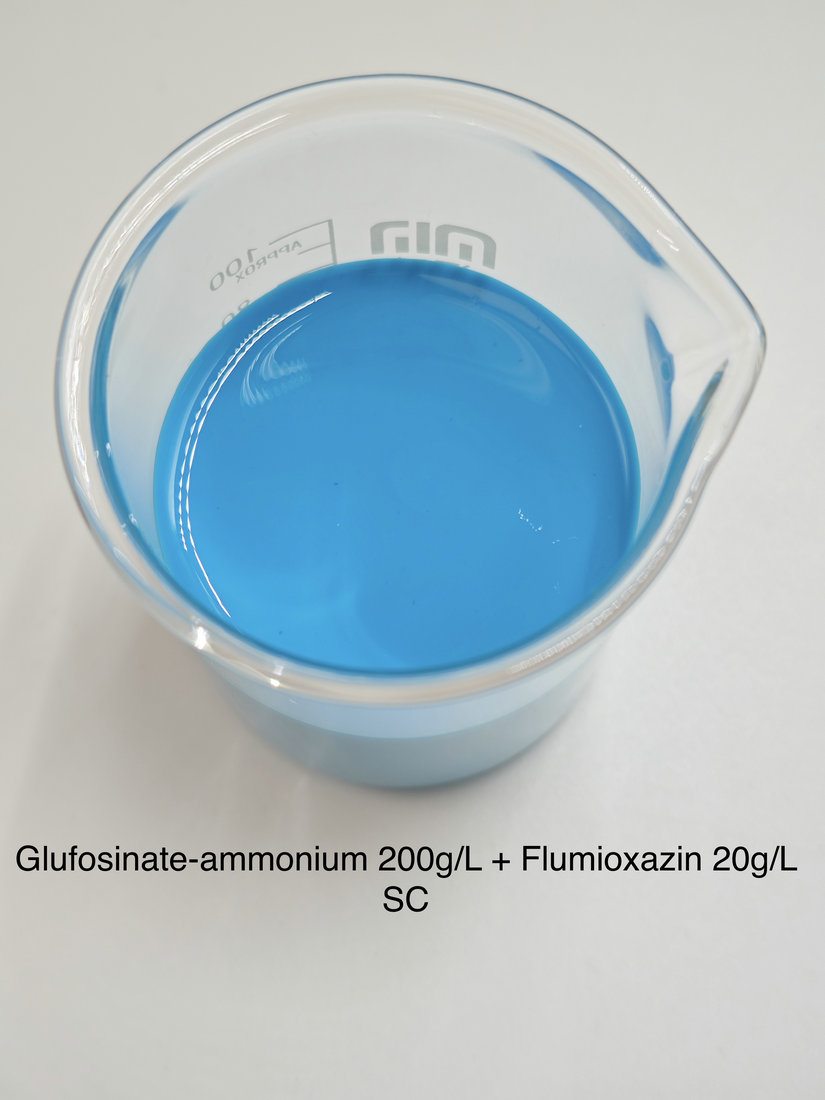 Glufosinate-ammonium 200g/L + Flumioxazin 20g/L SC